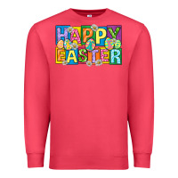Cardinal happy easter with eggs Premium Sweatshirt - Neo Western
