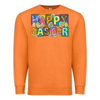 Carrot happy easter with eggs Premium Sweatshirt - Neo Western