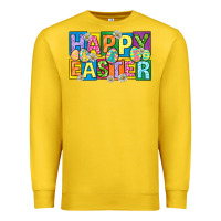 Lemon happy easter with eggs Premium Sweatshirt - Neo Western