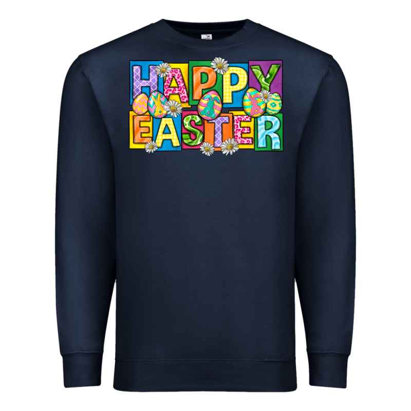 Happy Easter With Eggs Premium Sweatshirt by Neo Western | Teevron