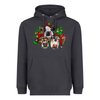 Smoke christmas cows with tree Heavyweight Hoodie - RanaPortraitStore