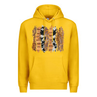 Lemon western brushstrokes Premium Hoodie - AdoDesignShop