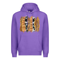 Purple western brushstrokes Premium Hoodie - AdoDesignShop
