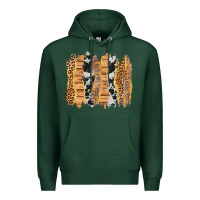 Sports Green western brushstrokes Premium Hoodie - AdoDesignShop