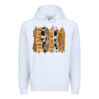 White western brushstrokes Premium Hoodie - AdoDesignShop