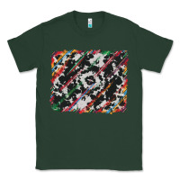 Sports Green cowhide and serape background Classic Tee - RanaPortraitStore