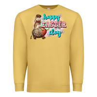 Antique Gold Happy Easter Day rodeo Easter Day Premium Sweatshirt - CowGirlArtShop
