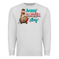 Dove Grey Happy Easter Day rodeo Easter Day Premium Sweatshirt - CowGirlArtShop
