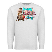 Oatmeal Heather Happy Easter Day rodeo Easter Day Premium Sweatshirt - CowGirlArtShop