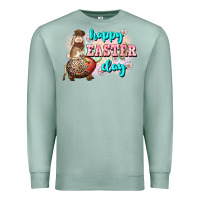 Seafoam Happy Easter Day rodeo Easter Day Premium Sweatshirt - CowGirlArtShop