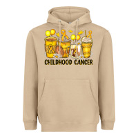 Mushroom childhood cancer coffee cups Heavyweight Hoodie - Zillion Design Studio