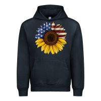 Navy american flag sunflower Urban Hoodie - Jasminsmagicworld