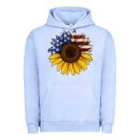 Pigment Grape Ice american flag sunflower Urban Hoodie - Jasminsmagicworld
