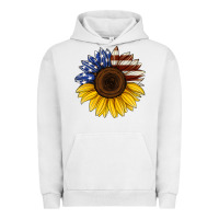 Pigment Lunar Rock american flag sunflower Urban Hoodie - Jasminsmagicworld