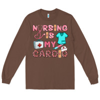 Chestnut nursing is my cardio Long Sleeve Tee - BarkalooDesign