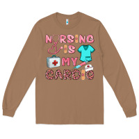 Toasted Coconut nursing is my cardio Long Sleeve Tee - BarkalooDesign