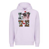 Lilac love baby pigs Premium Hoodie - Artiststas