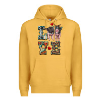 Mustard love baby pigs Premium Hoodie - Artiststas