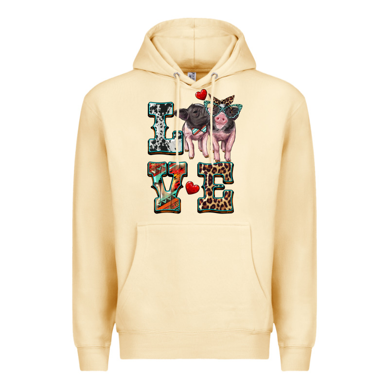 Love Baby Pigs Premium Hoodie by Artiststas | Teevron