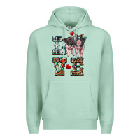 Seafoam love baby pigs Premium Hoodie - Artiststas