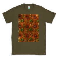 Army Green cactus background Classic Tee - RanaPortraitStore