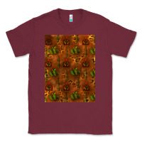 Burgundy cactus background Classic Tee - RanaPortraitStore