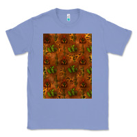 Colony Blue cactus background Classic Tee - RanaPortraitStore