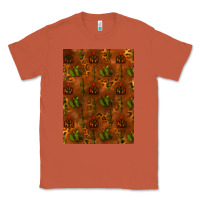 Copper cactus background Classic Tee - RanaPortraitStore