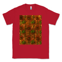 Red cactus background Classic Tee - RanaPortraitStore