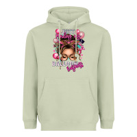 Matcha just minding my balloon business messy bun Heavyweight Hoodie - texasbilliewilder