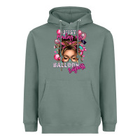 Sage just minding my balloon business messy bun Heavyweight Hoodie - texasbilliewilder