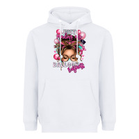 White just minding my balloon business messy bun Heavyweight Hoodie - texasbilliewilder