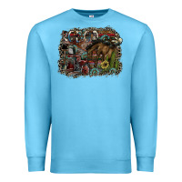 Ocean Blue rodeo Premium Sweatshirt - SublimationCraftShop