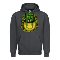 Smoke st. patricks day pinch proof lucky face Zipper Hoodie - RanaPortraitStore