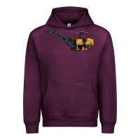 Mauve Wine Cold Planer Urban Hoodie - LillyAllenDesigns
