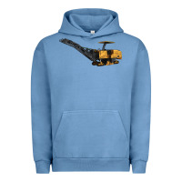 Pigment Pebble Blue Cold Planer Urban Hoodie - LillyAllenDesigns