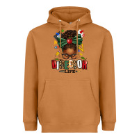 Meerkat director life afro messy bun Heavyweight Hoodie - texasbilliewilder