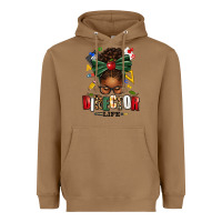 Toasted Coconut director life afro messy bun Heavyweight Hoodie - texasbilliewilder