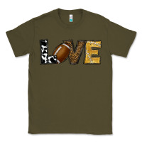 Army Green football love Classic Tee - RanaPortraitStore