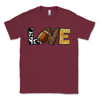 Burgundy football love Classic Tee - RanaPortraitStore