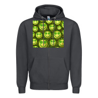 Smoke st. patricks day lucky face Zipper Hoodie - RanaPortraitStore