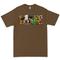 Cacao Western Love Holstein Cow Premium Tee - LillyAllenDesigns
