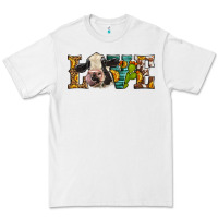 White Western Love Holstein Cow Premium Tee - LillyAllenDesigns