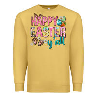 Antique Gold Happy Easter y'all Premium Sweatshirt - Neo Western