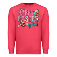 Cardinal Happy Easter y'all Premium Sweatshirt - Neo Western
