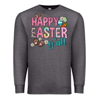 Charcoal Heather Happy Easter y'all Premium Sweatshirt - Neo Western