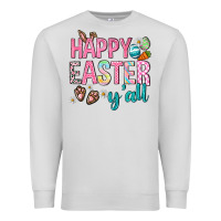 Dove Grey Happy Easter y'all Premium Sweatshirt - Neo Western
