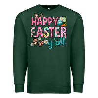 Sports Green Happy Easter y'all Premium Sweatshirt - Neo Western