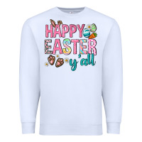 Happy Easter Y'all Premium Sweatshirt | Teevron