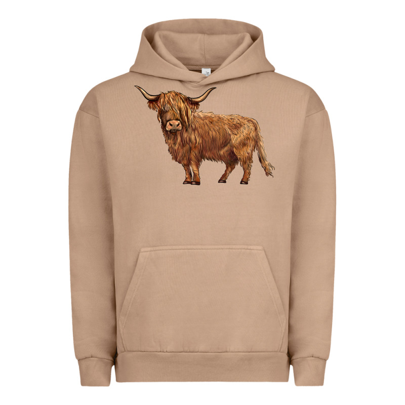 Highland Cow Urban Hoodie by BarkalooDesign | Teevron